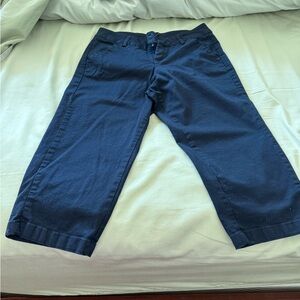 Lee Navy Blue Capris